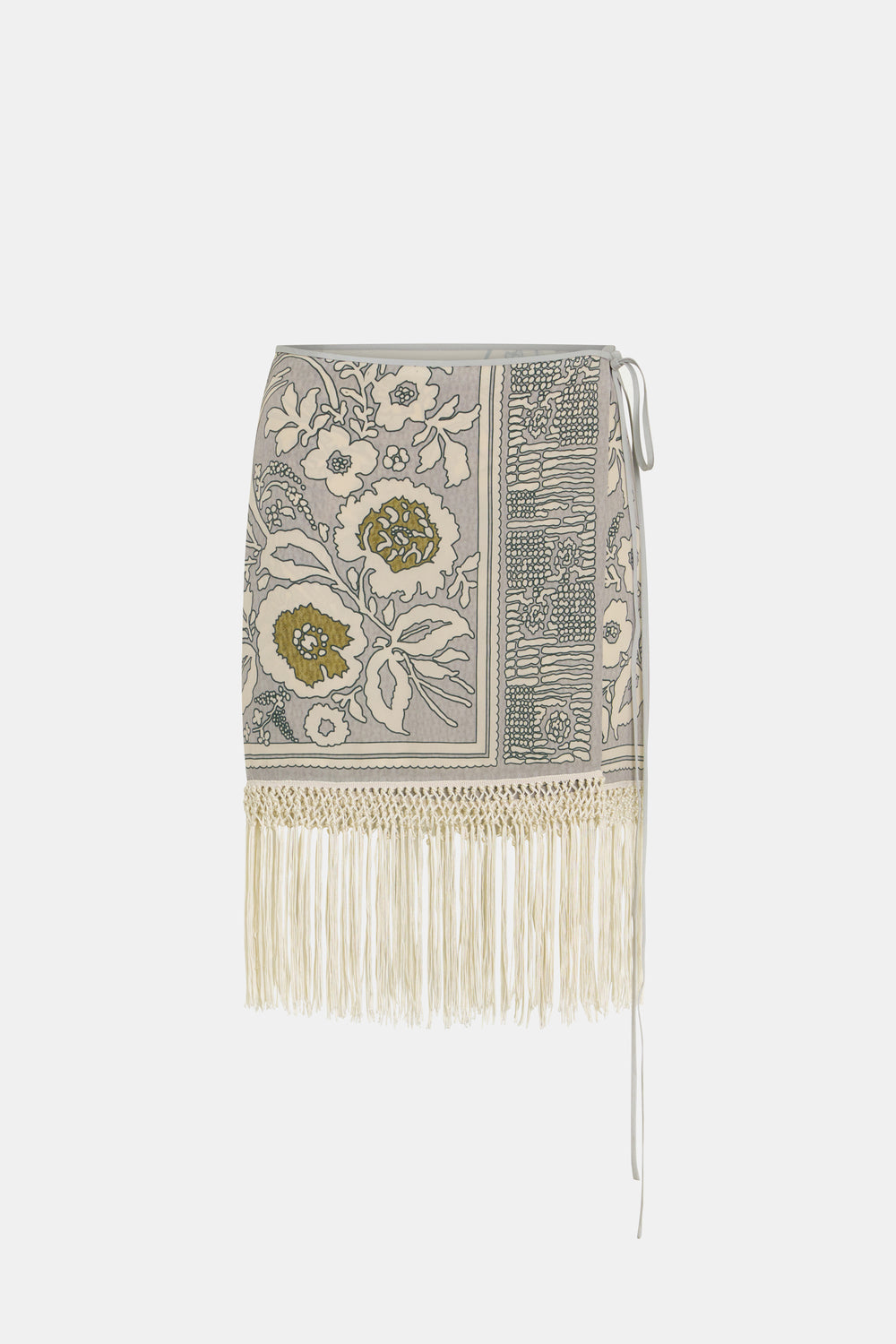 Lula Fringe Wrap Mini Skirt