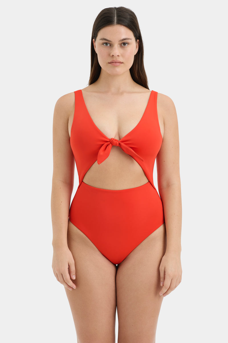 SIR the label Clarita Tie One Piece TANGERINE