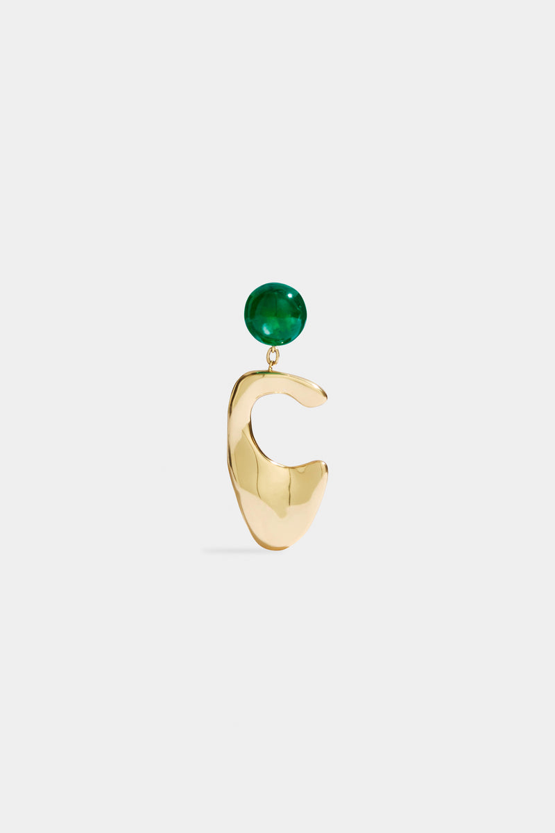 Frankie Green Abstract Earring
