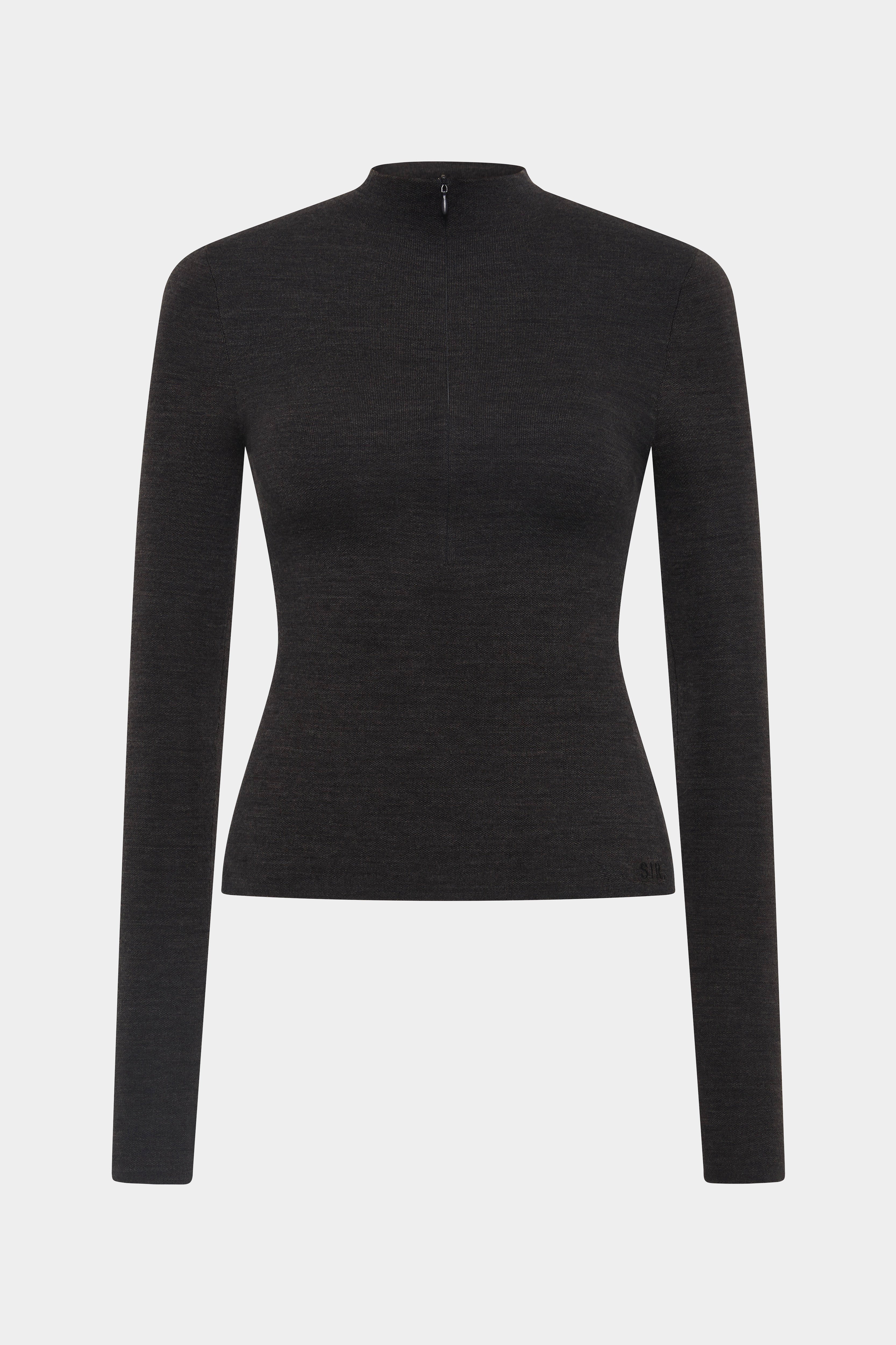 Mikkel Zip Long Sleeve Top