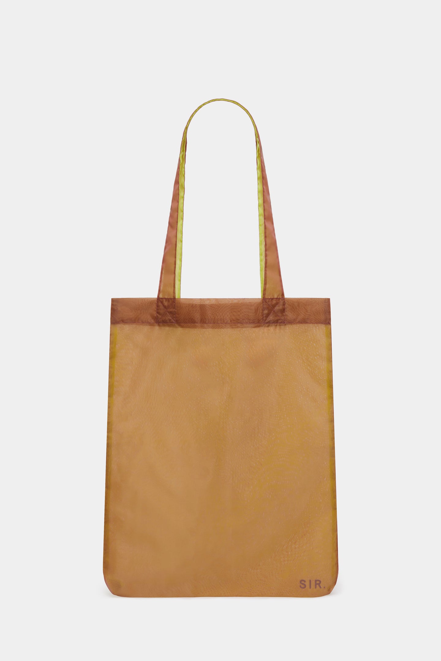 SIR the label SIR. Tote Two tone