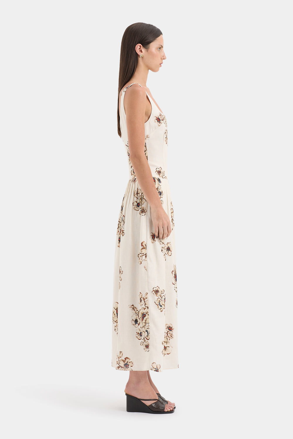 Freja Tiered Midi Dress