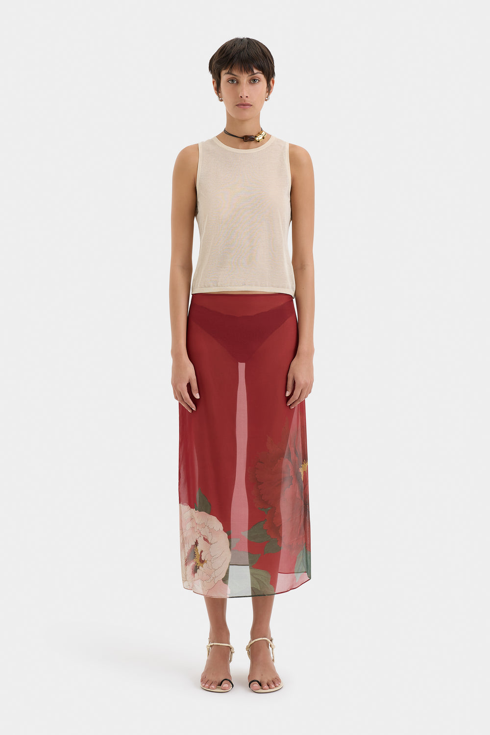 Florian Midi Skirt