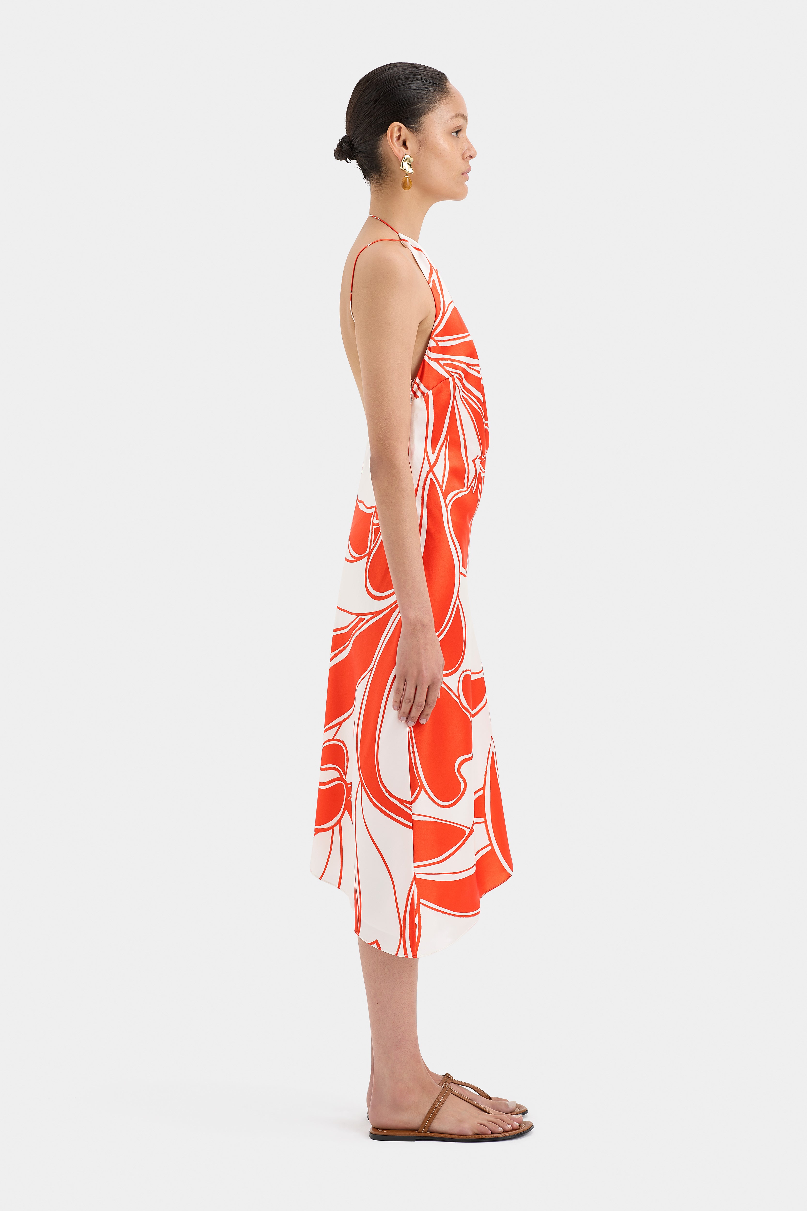 Ramona Asymmetric Bias Dress