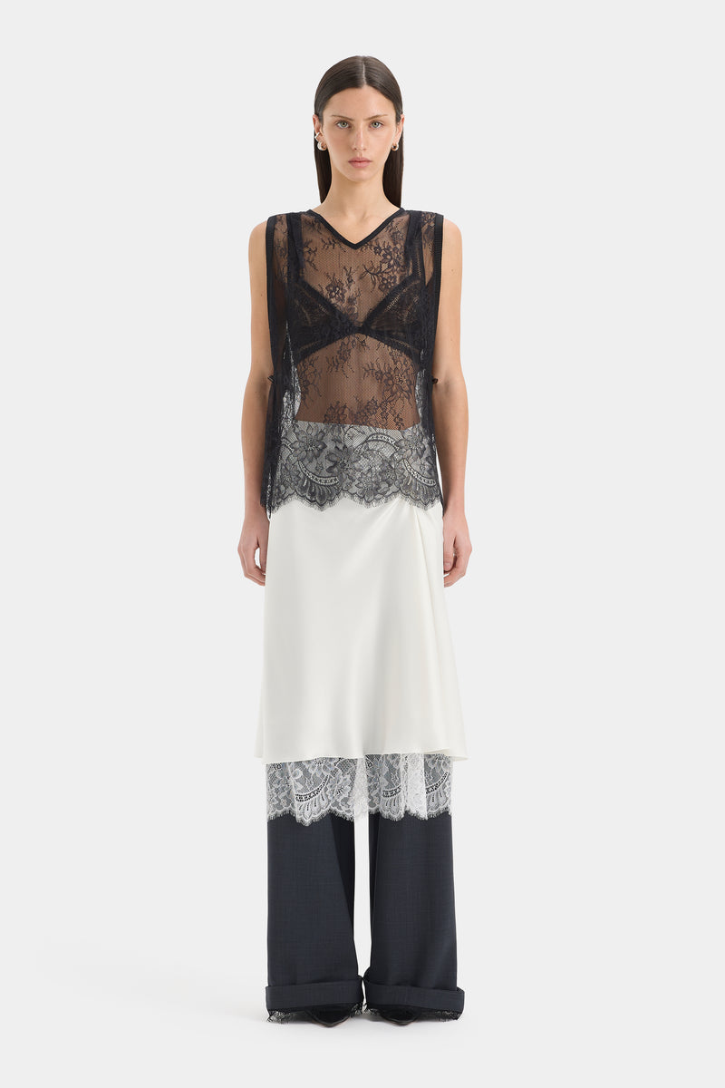 Ingrid Lace Midi Skirt