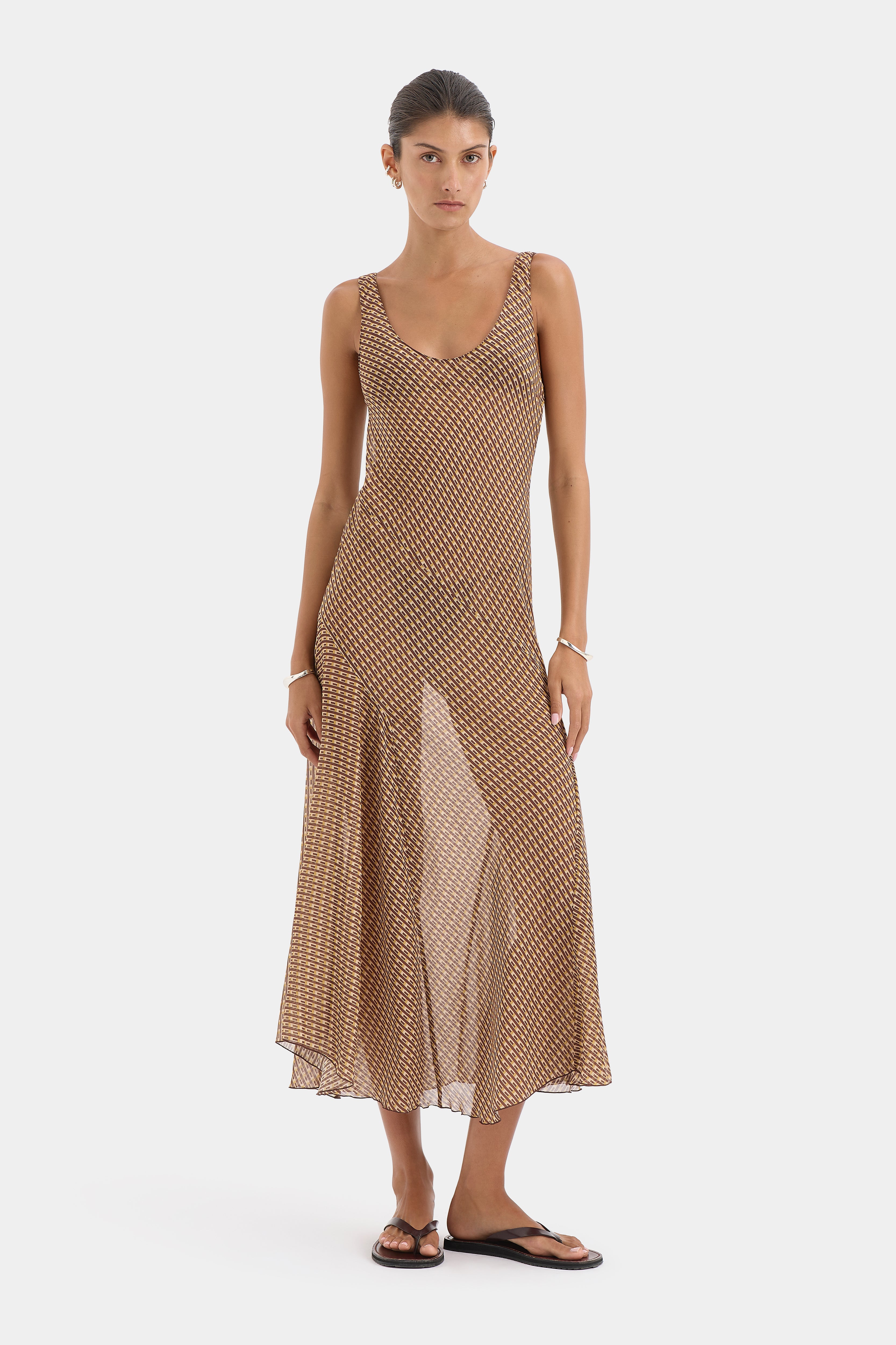 Cooper Layered Midi Dress