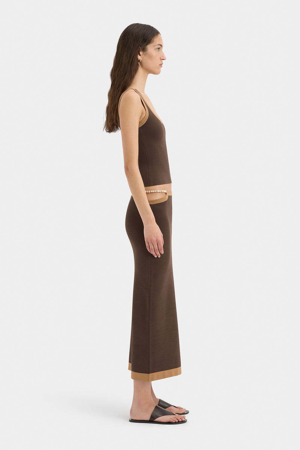 Salvador Beaded Midi Skirt