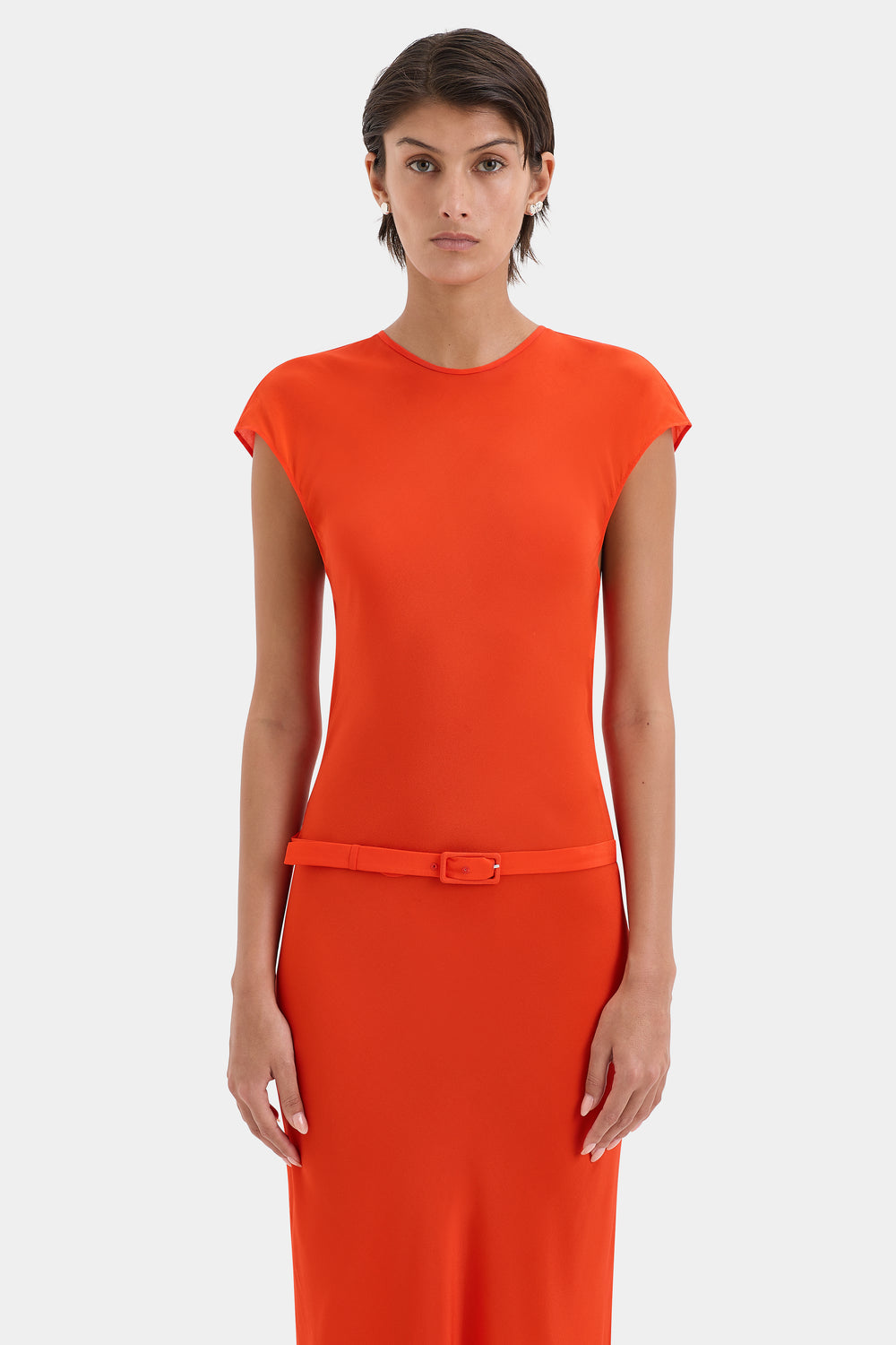 Fresca Belted Midi Dress