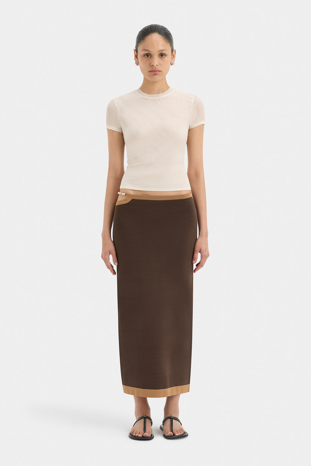 Salvador Beaded Midi Skirt
