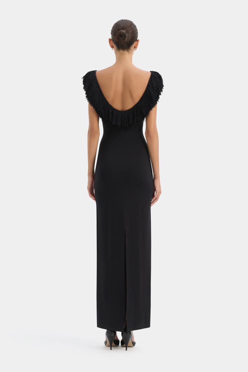 Marcelline Fringe Gown