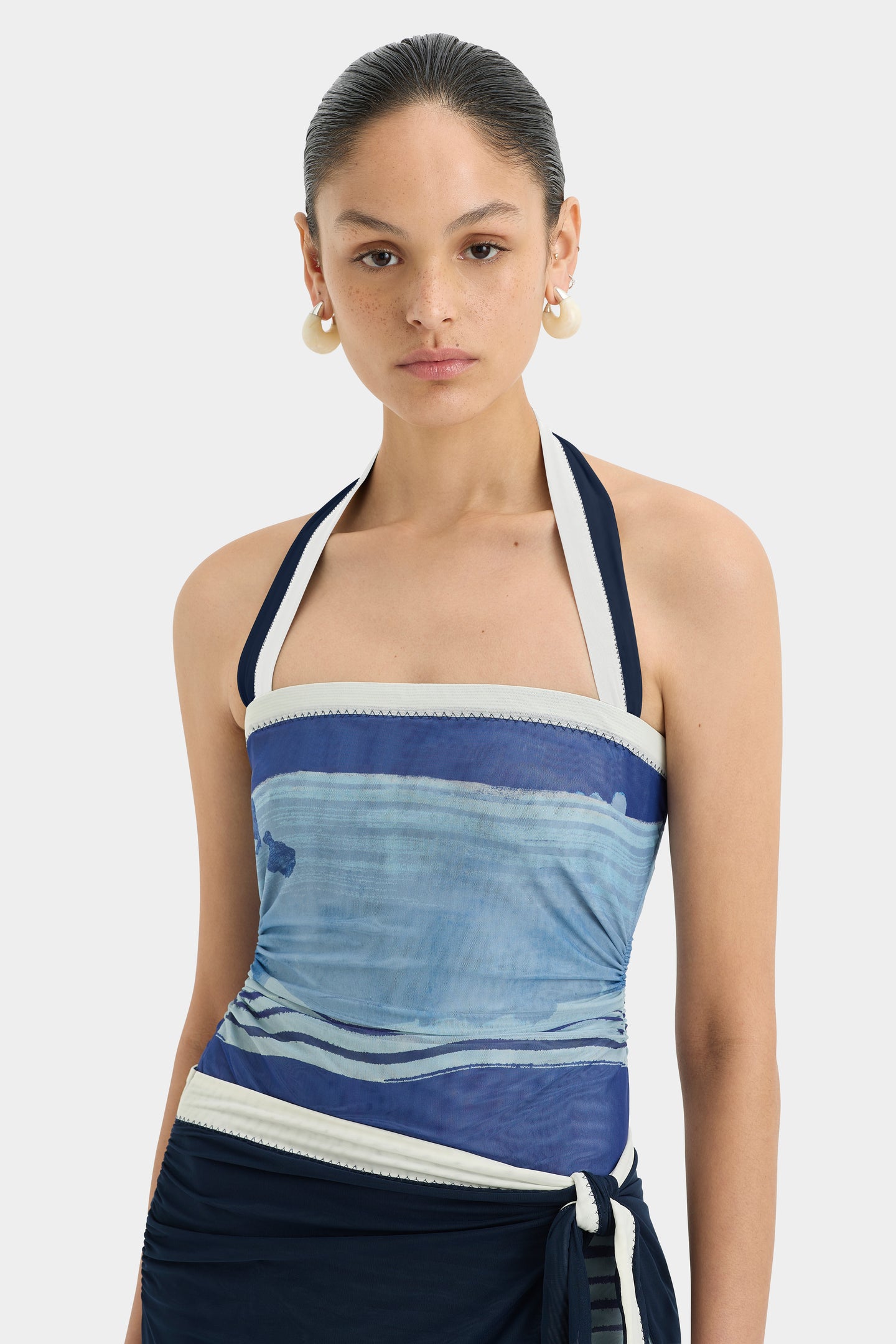 SIR the label Breeze Mini Dress SHORELINE STRIPE