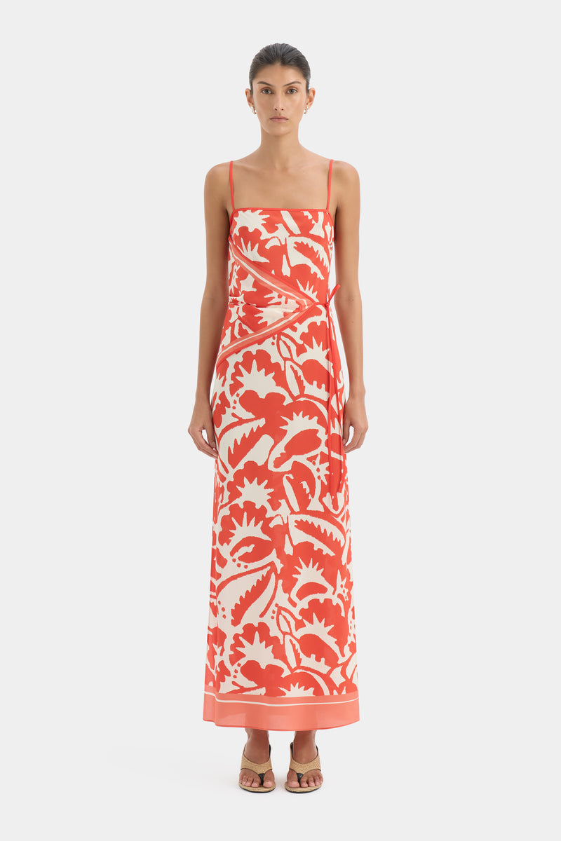 Palmera Scarf Maxi Dress