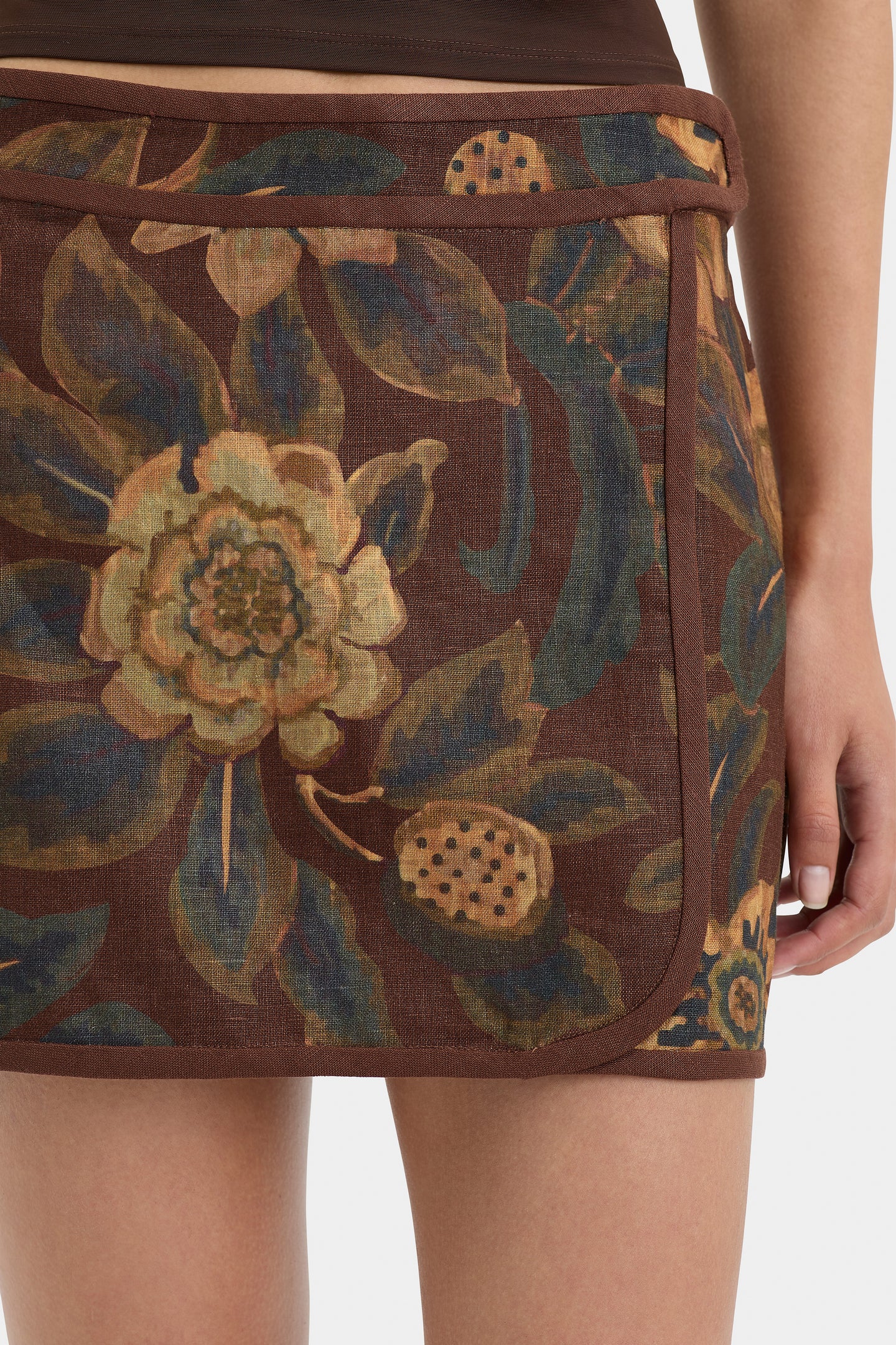 SIR the label Jerry Mini Skirt TAPESTRY