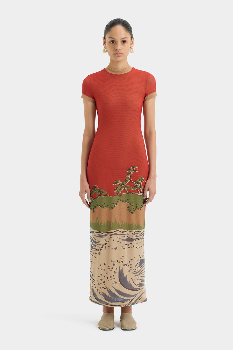 SIR the label Redwood Tee Dress SEA RANCH SCENE