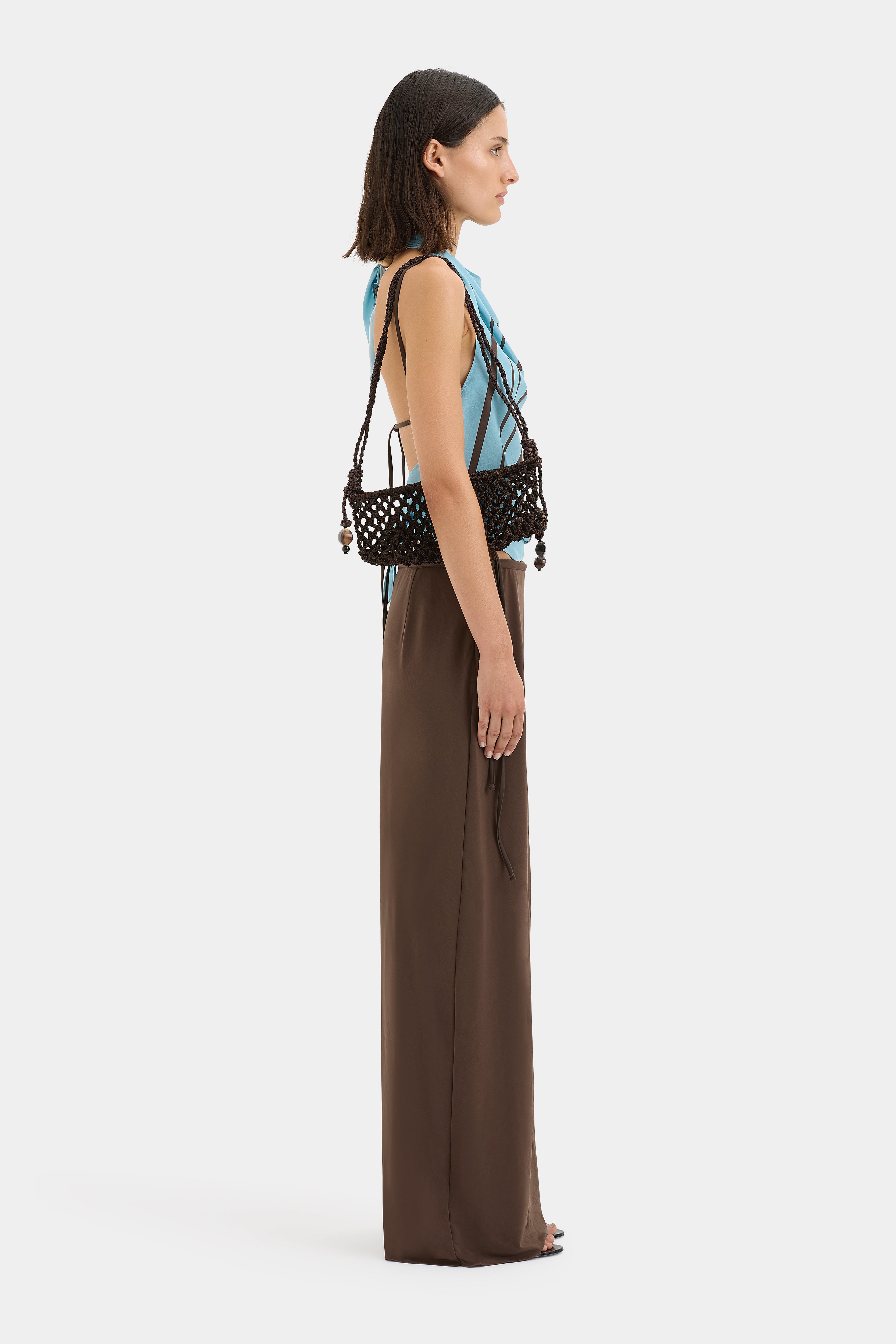 Rioja Halter Scarf Top