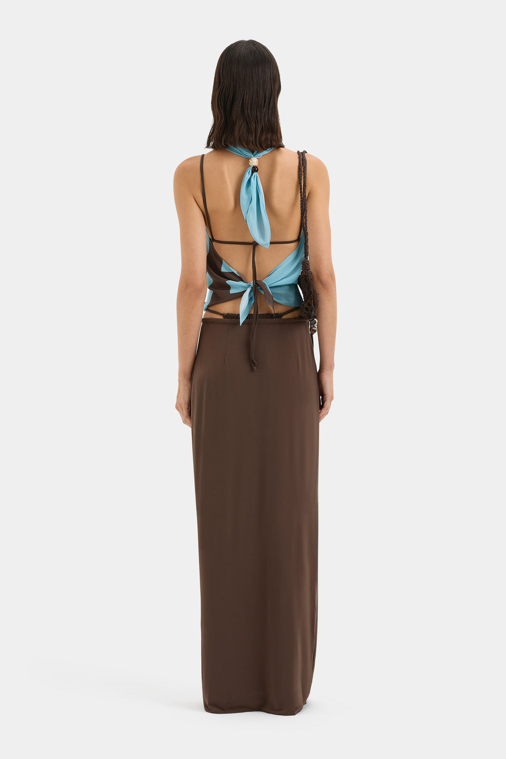 Rioja Halter Scarf Top