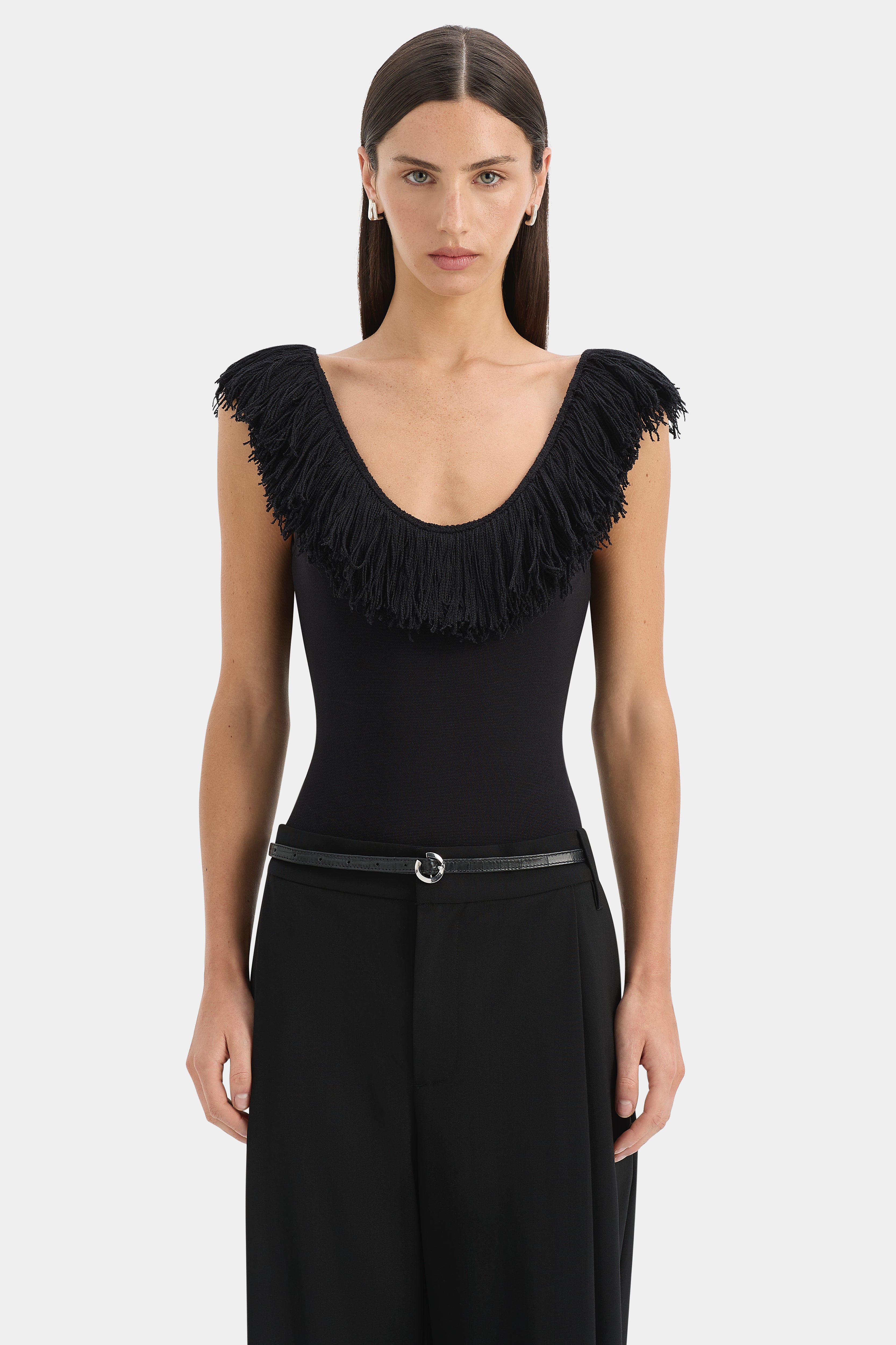 Marcelline Fringe Bodysuit