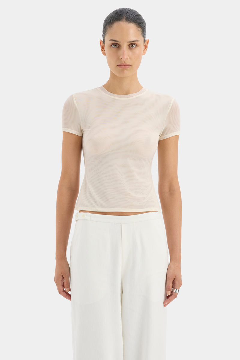 Jacques Mesh Fitted Tee