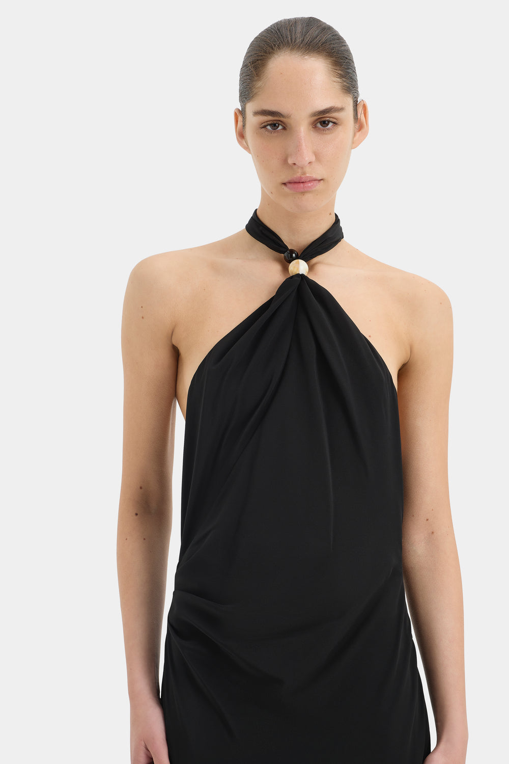 Rioja Halter Scarf Maxi Dress