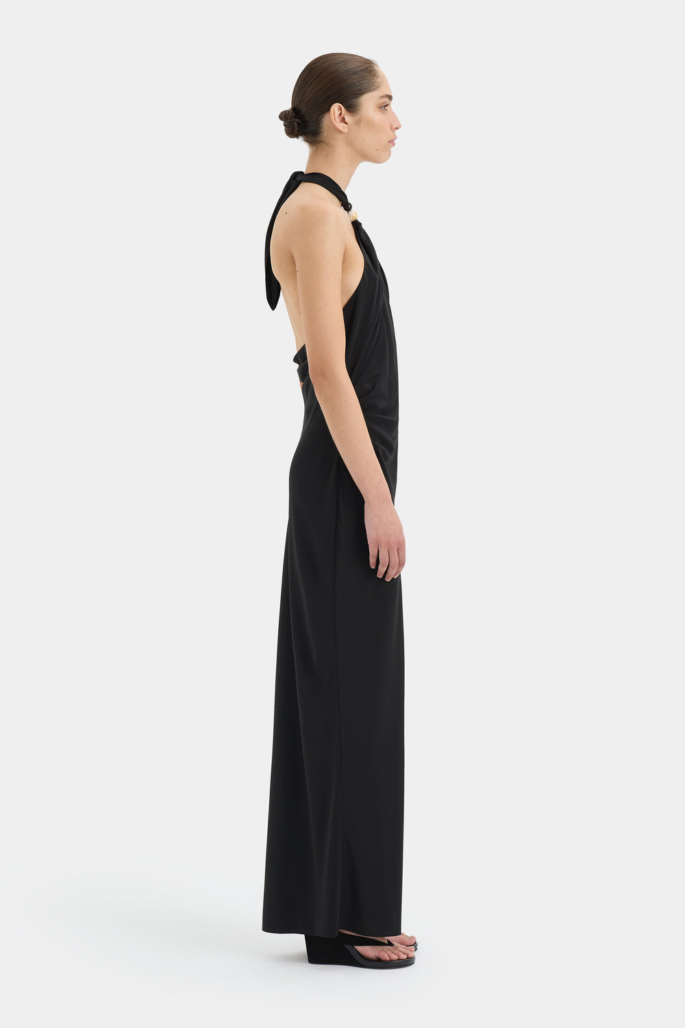 Rioja Halter Scarf Maxi Dress