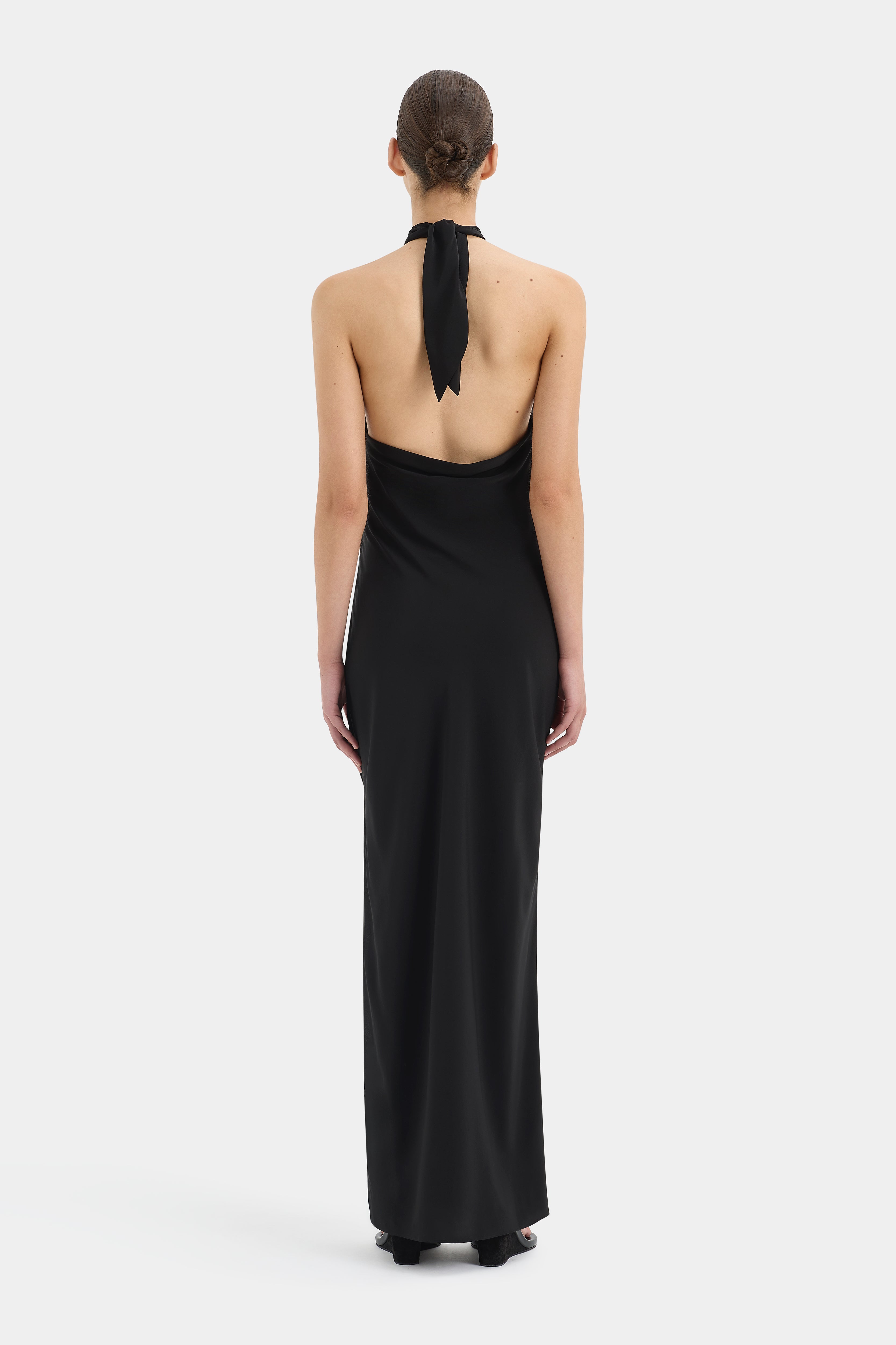 Rioja Halter Scarf Maxi Dress