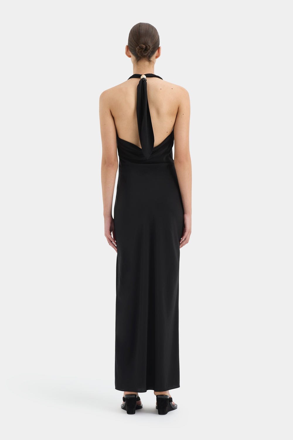 Rioja Halter Scarf Maxi Dress