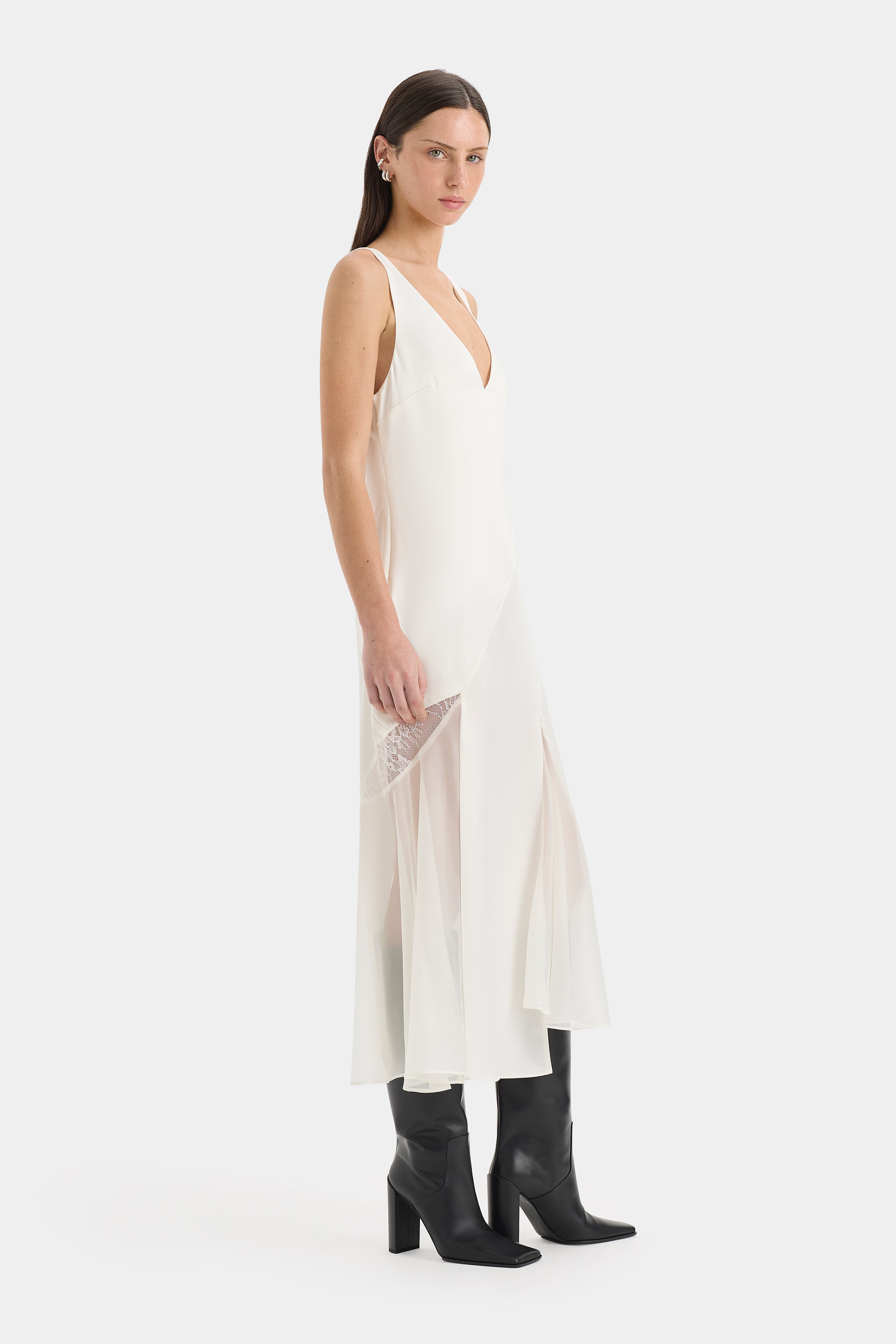 Ingrid Lace Midi Dress
