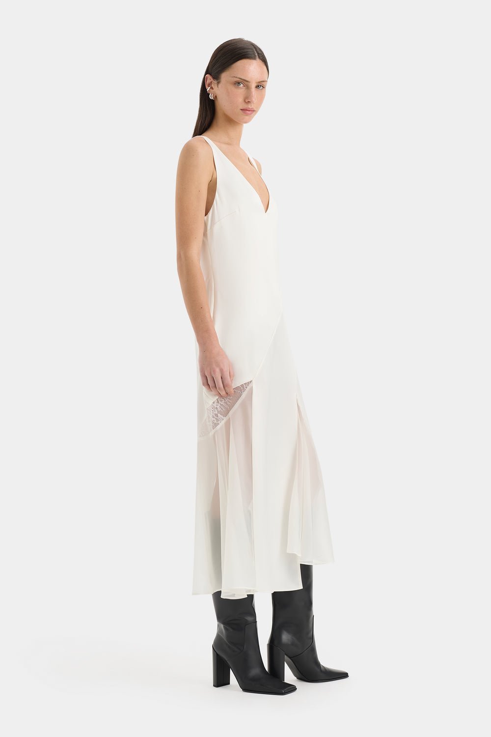 Ingrid Lace Midi Dress