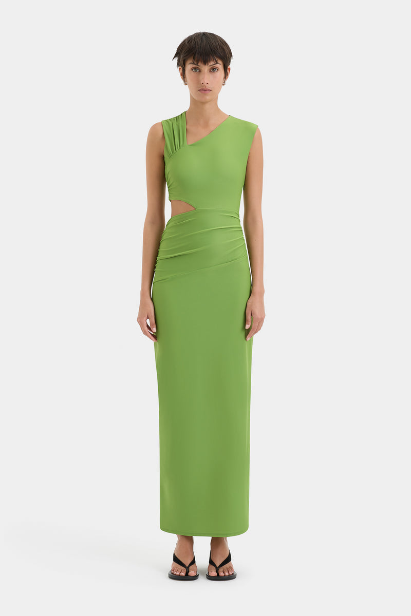 SIR the label Elm Cut Out Gown Apple