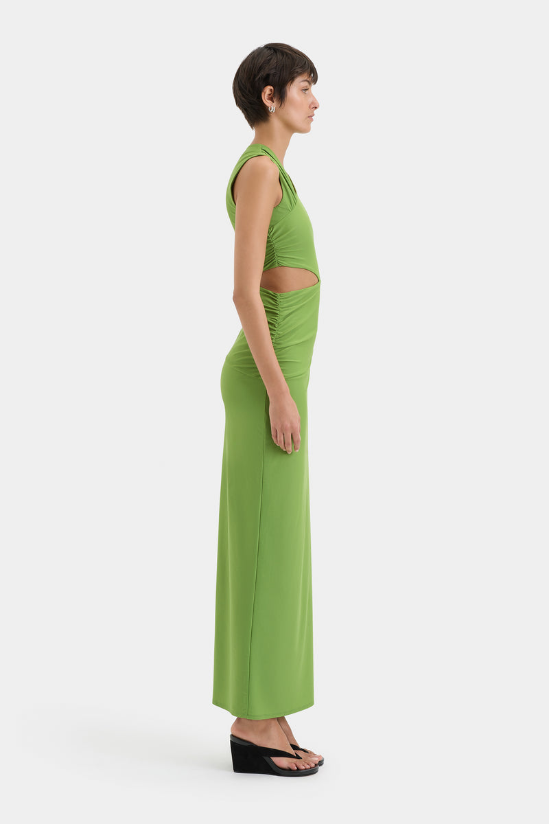 SIR the label Elm Cut Out Gown Apple