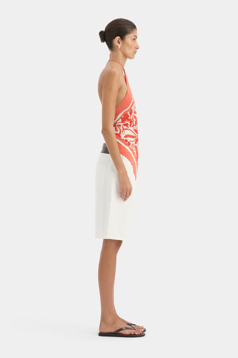 Palmera Scarf Top