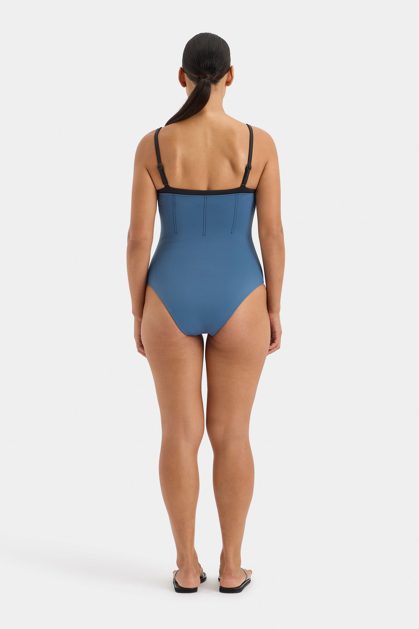 SIR the label Robbie Balconette One Piece CORNFLOWER