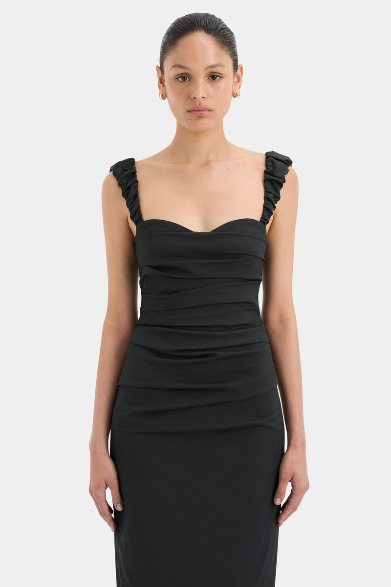 Azul Balconette Gown | Black | SIR.