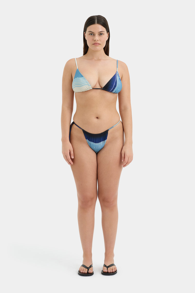 SIR the label Sunview String Triangle Top SHORELINE STRIPE