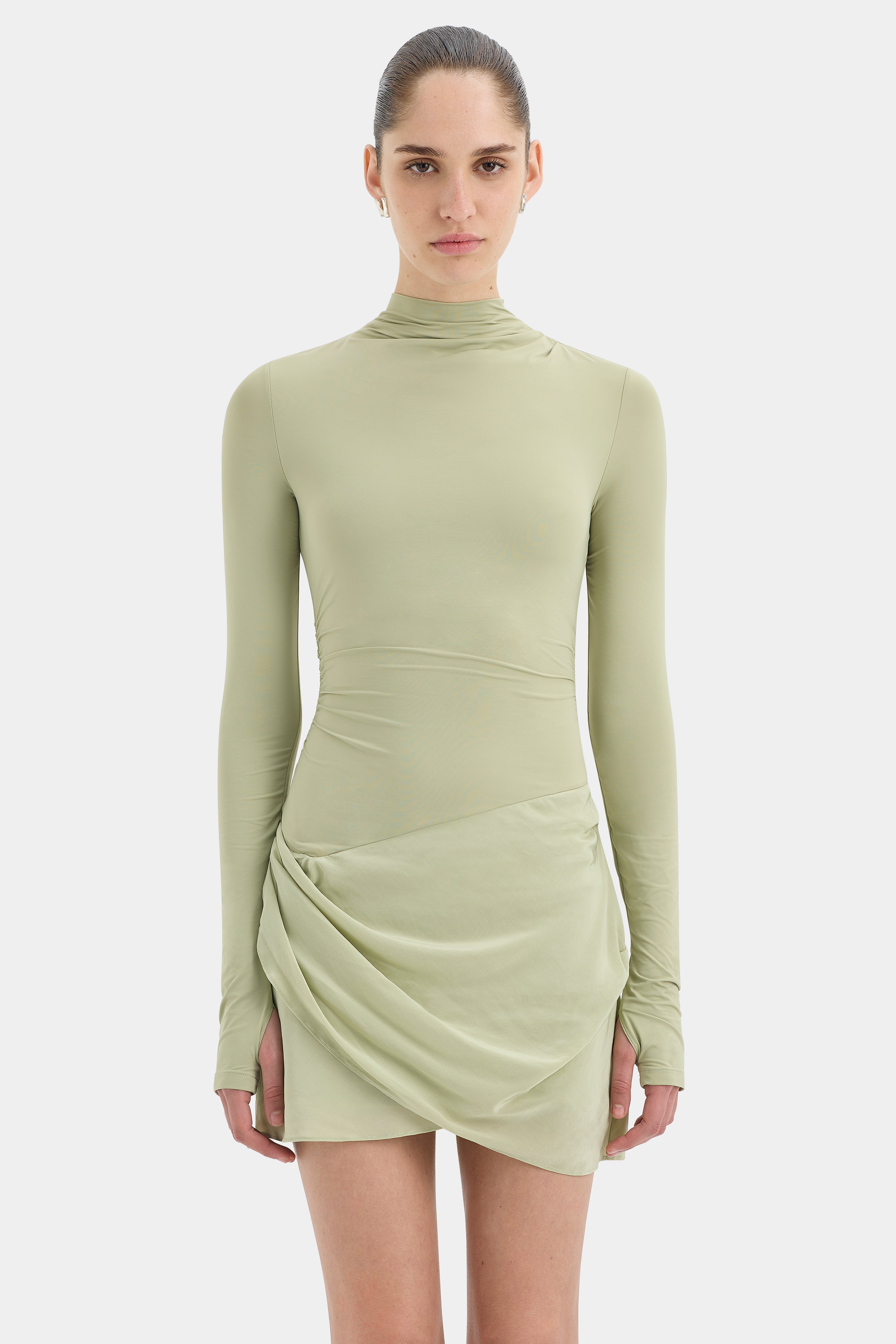 Milesi Drape Mini Dress