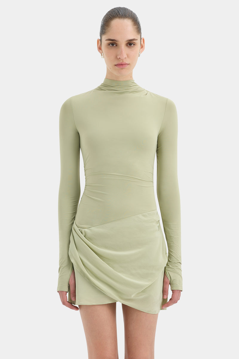 Milesi Drape Mini Dress