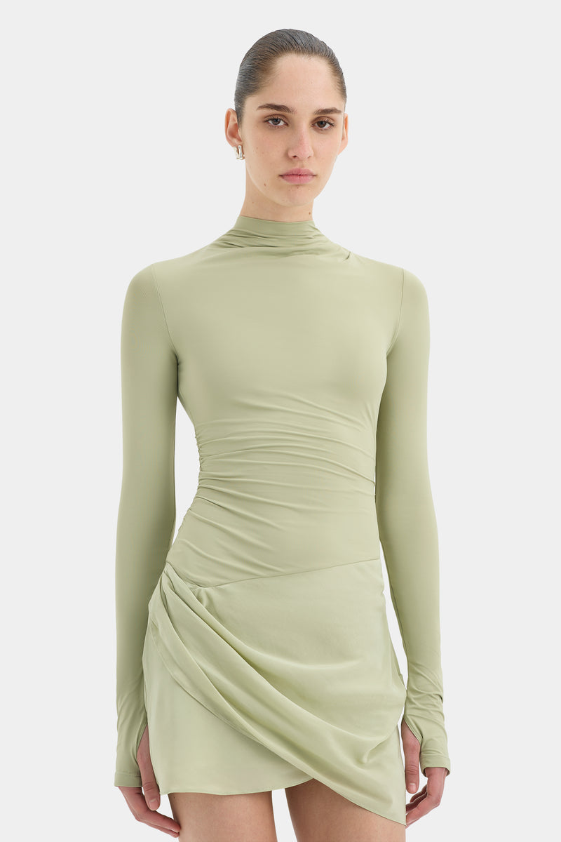 Milesi Drape Mini Dress