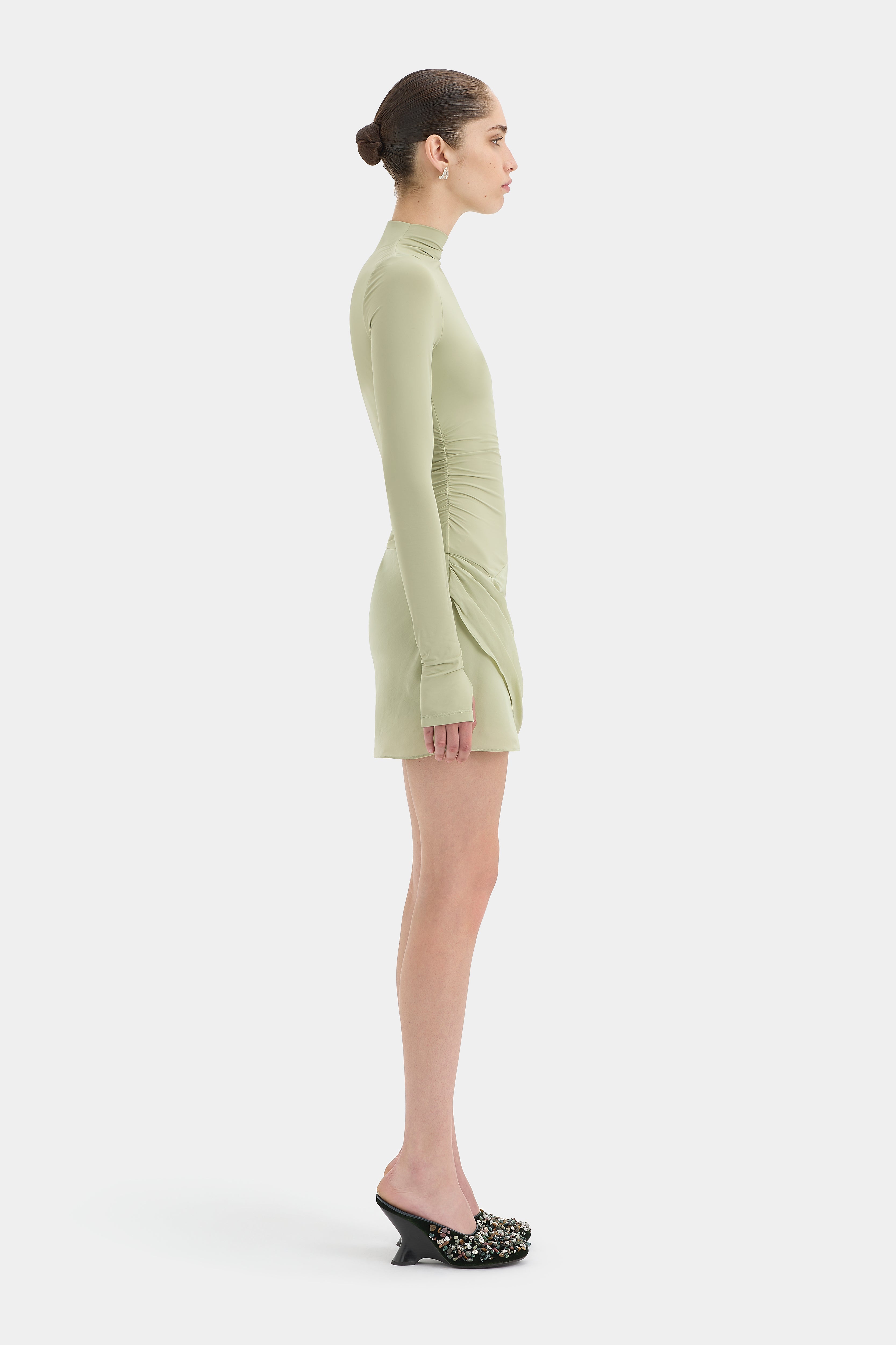 Milesi Drape Mini Dress