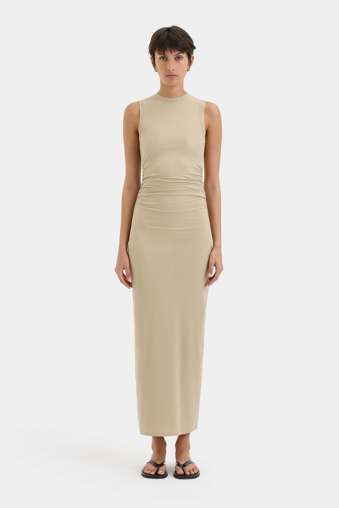 SIR the label Liana Midi Dress Gold