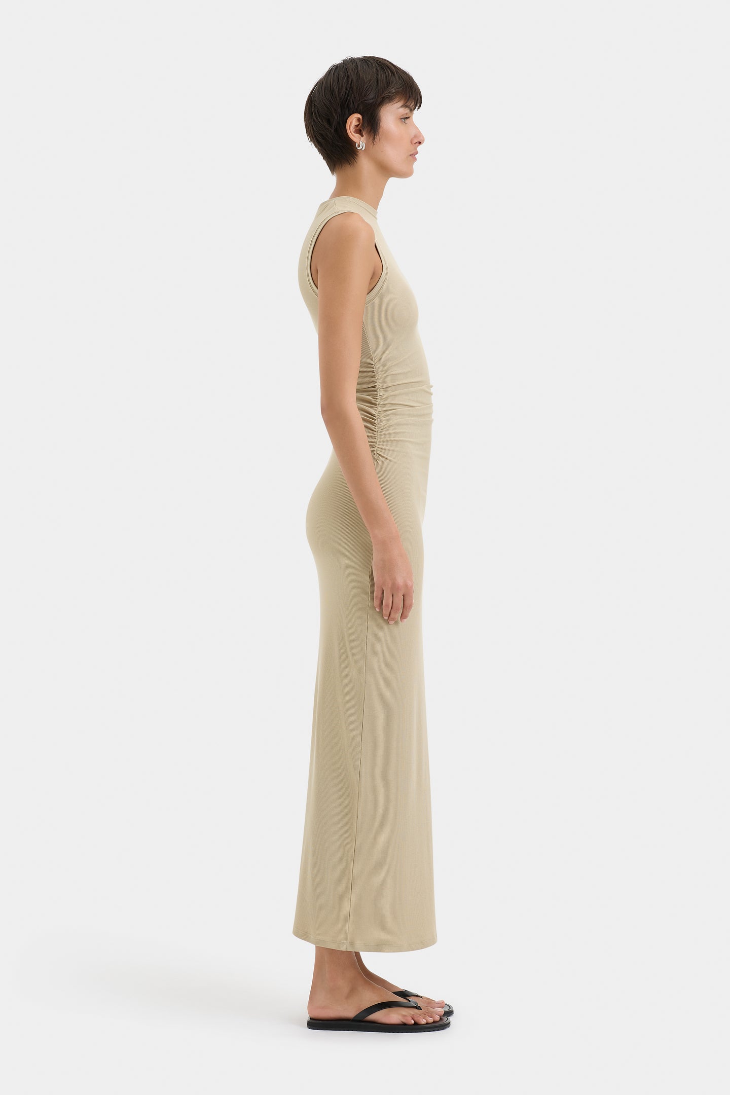 SIR the label Liana Midi Dress Gold