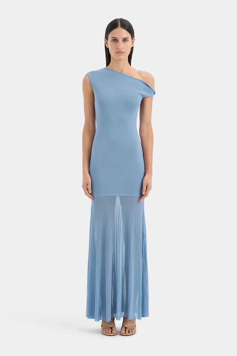 Indigo Twist Dress