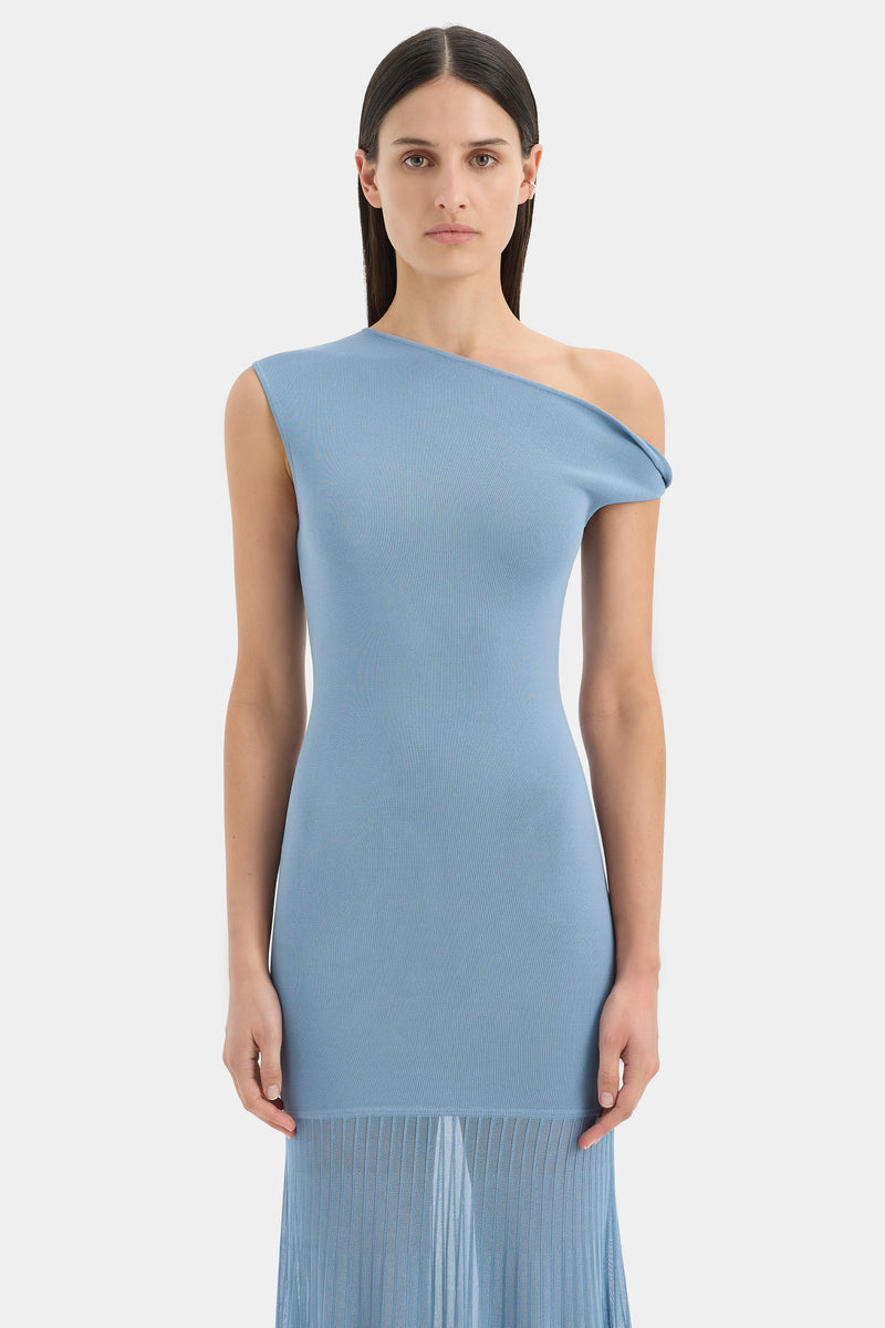 Indigo Twist Dress