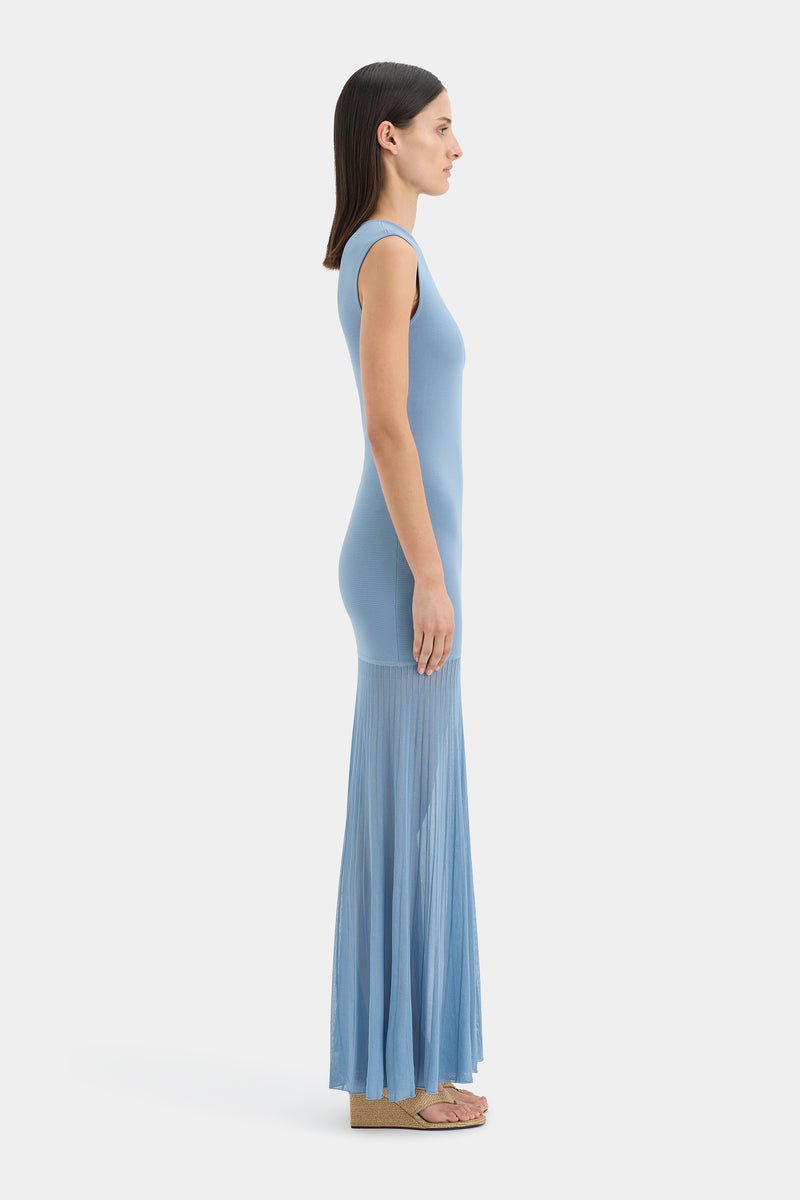 Indigo Twist Dress