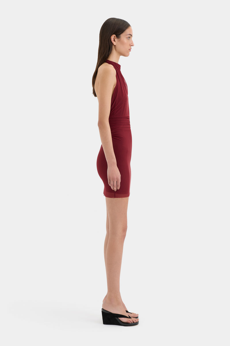 SIR the label Jacques Halter Mini Dress BERRY