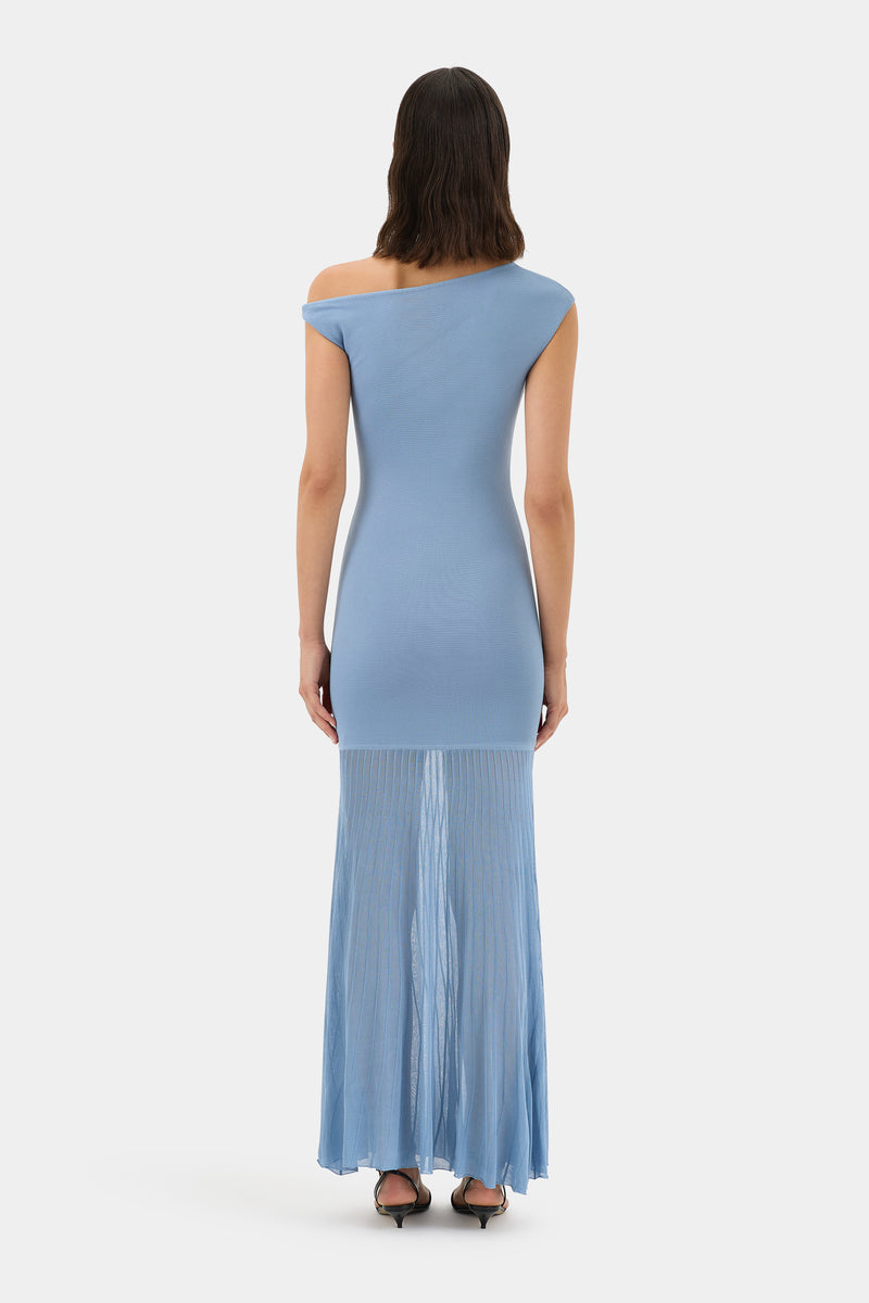 Indigo Twist Dress