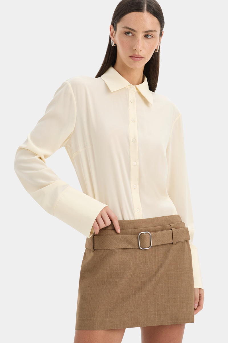 Bastille Belted Mini Skirt