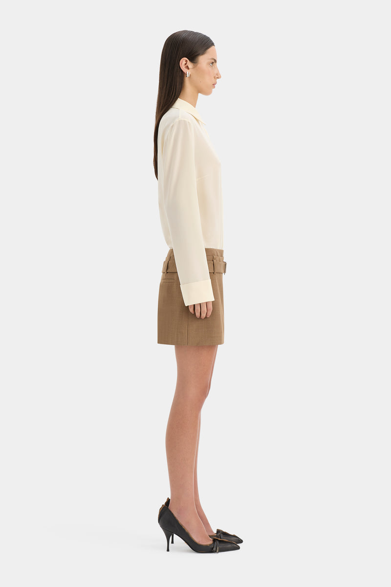 Bastille Belted Mini Skirt