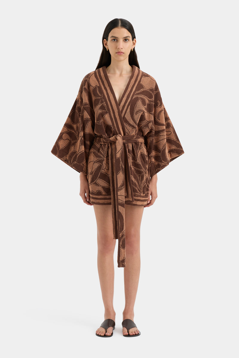 SIR the label Mar Terry Robe CHOCOLATE TERRY