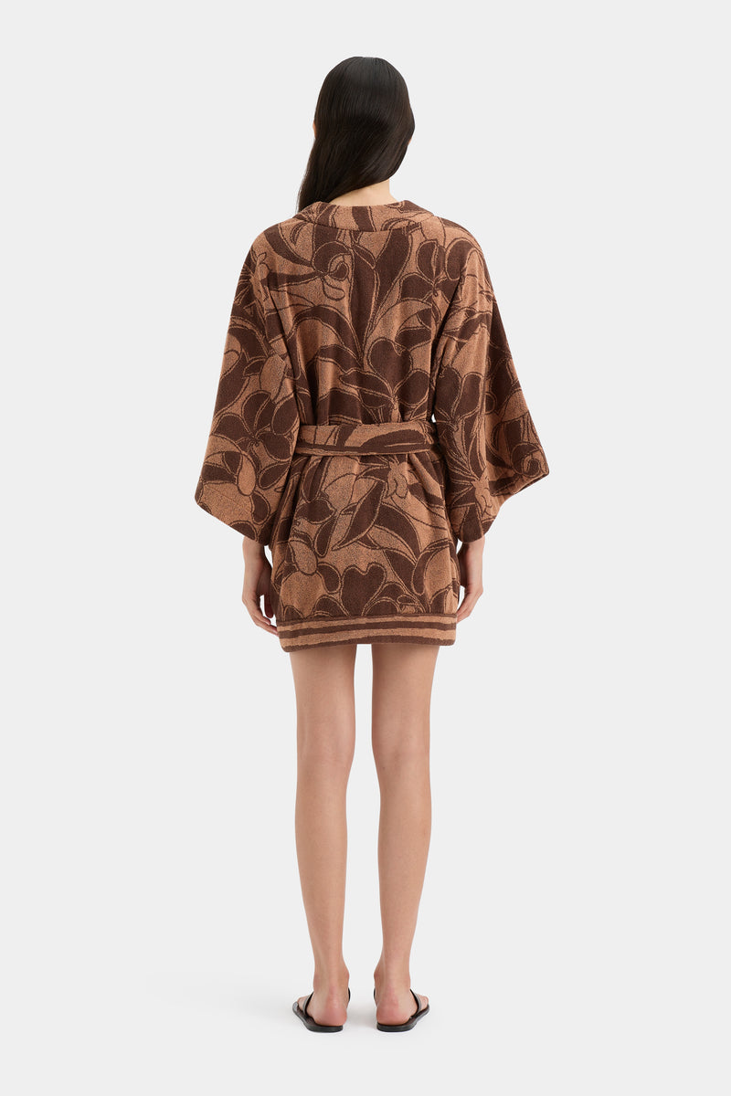 SIR the label Mar Terry Robe CHOCOLATE TERRY