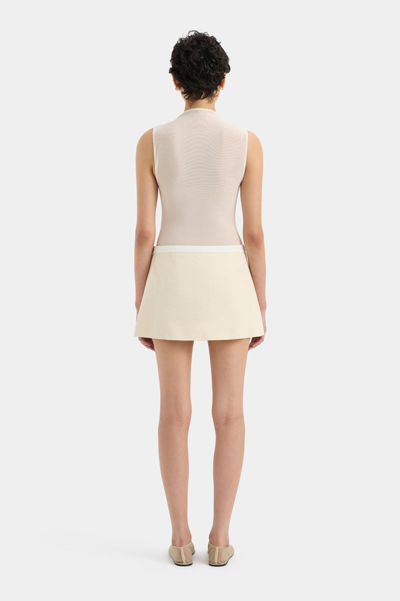 SIR the label Dune Mini Skirt CREAM